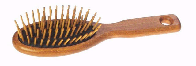 Hairbrush small oval 175x48mm