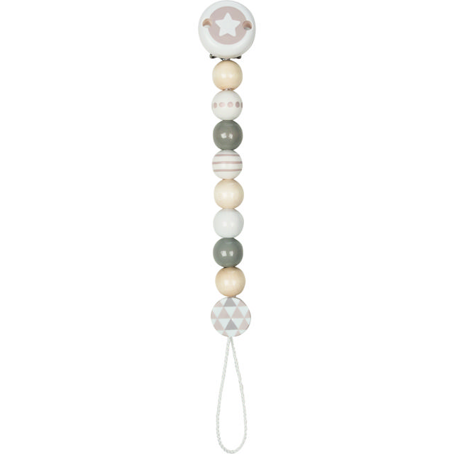 Soother Chain star grey
