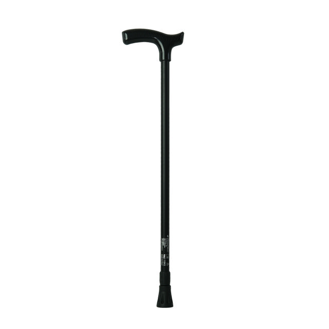 Wandelstok zwart Handvat carbon