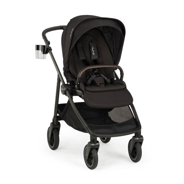 SWIV Kinderwagen Caviar W/AD&TB&RC&HD (leer Chocolate)
