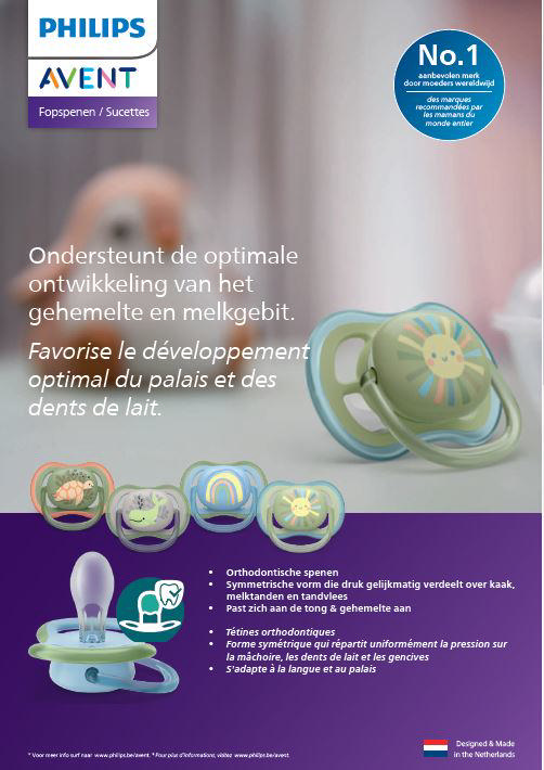 Avent Brochure Sucettes NL/FR