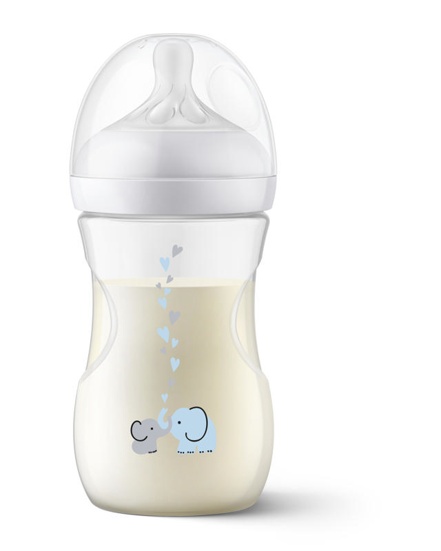 Natural Airfree baby bottle 260 ml Elephant 