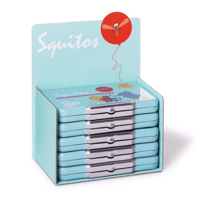 Squitos stickers display (x12) GEVULD